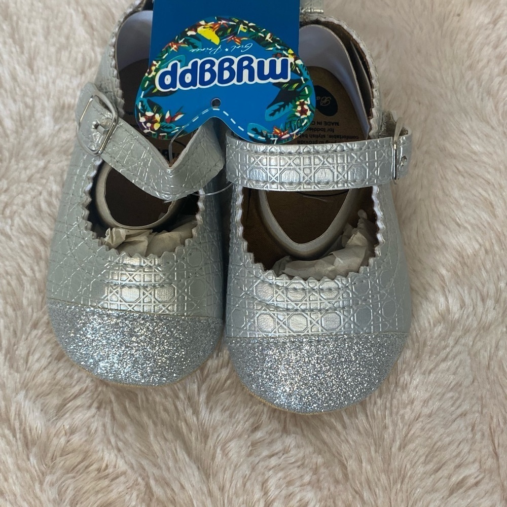 Myggpp Sparkle Glitter Mary Jane Baby Shoes NWT - Picture 2 of 8